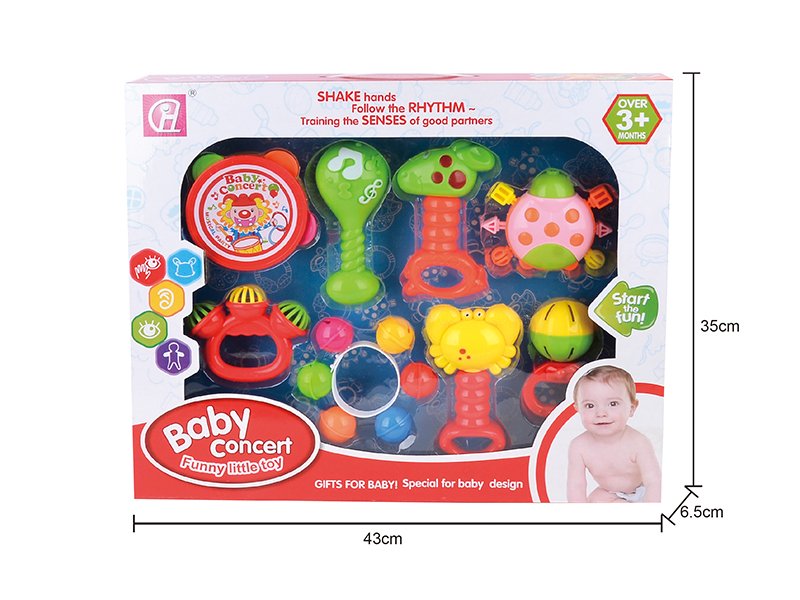Baby Rattles 8pcs