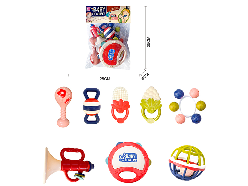 Baby Rattles(Boiled)8pcs