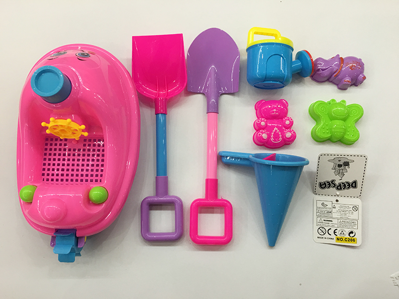 Beach Toys Boat Set 8pcs