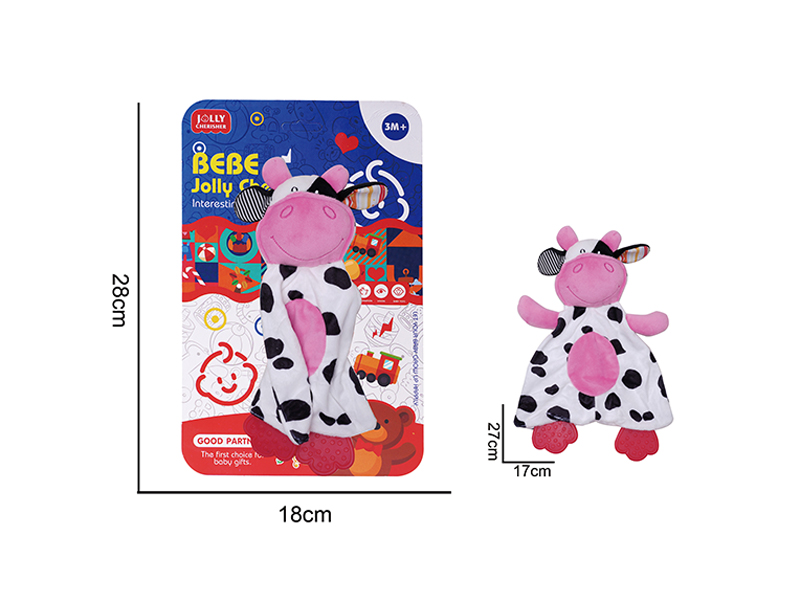 Baby Plush Soothing Cow Soothing Cloth