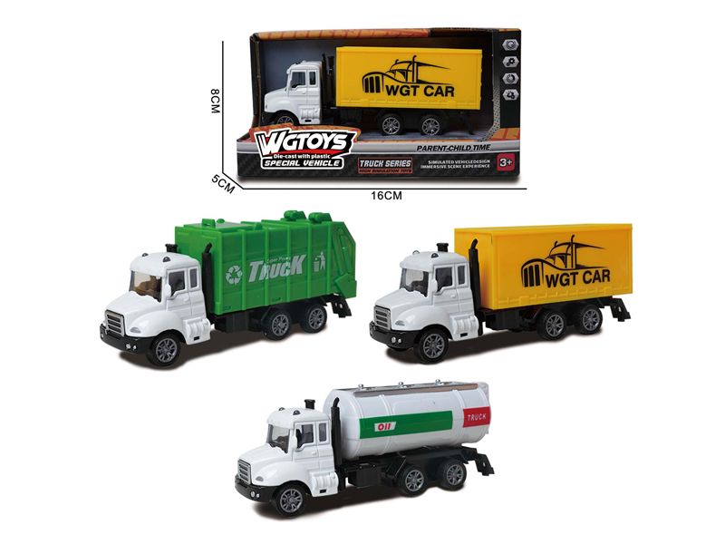 1:64 Alloy Pull Back Truck
