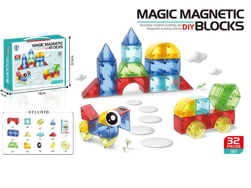 Magnetic Building Block 32PCS