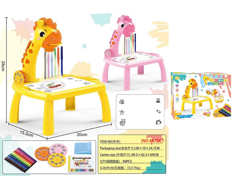 Projection Painting Table With Light
