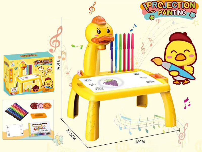 Large Size Projection Painting Table With Light And Music(3 Projection Film)