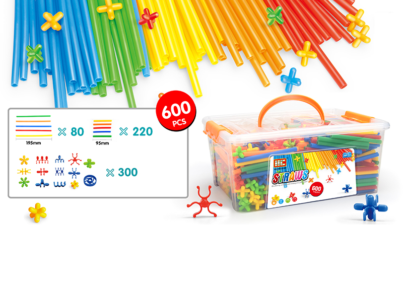 Straws Building Blocks 600pcs