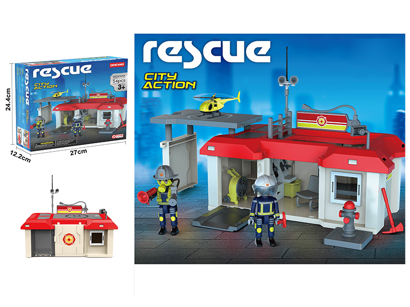 Fire Station Scene Toy