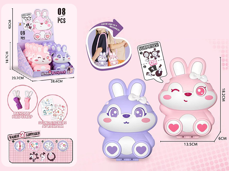 DIY Beads Rabbit Backpack 8pcs