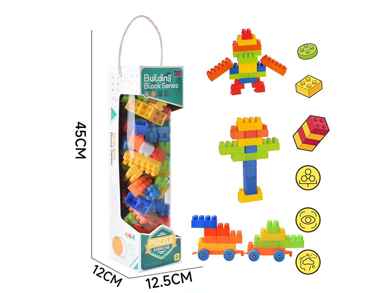 Medium Particle Building Blocks(About 72PCS，460g)