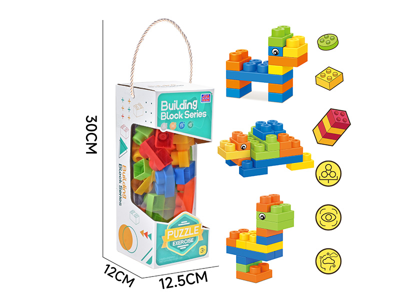 Soft Glue Building Blocks(About 390g, 32PCS)