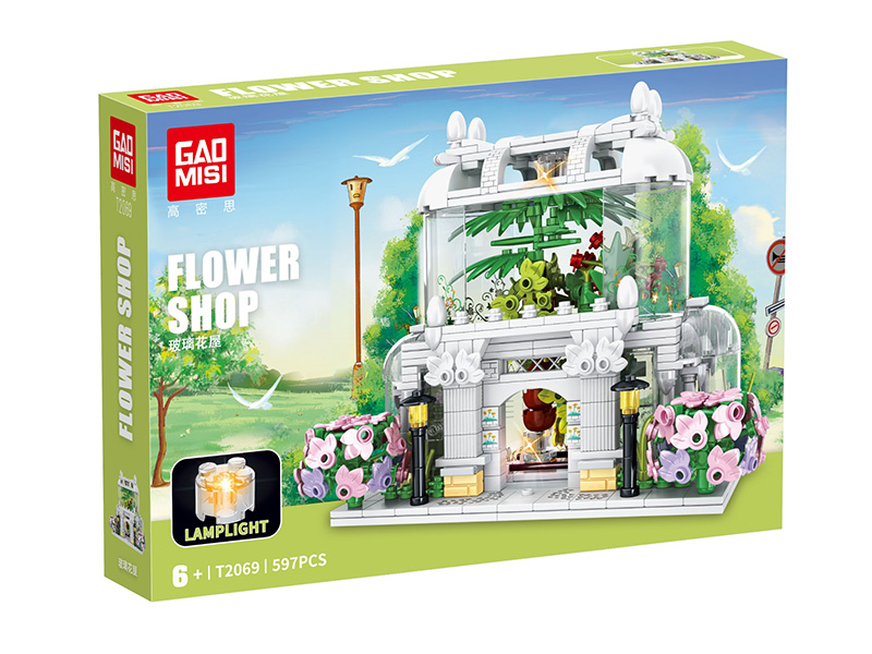 Flower Shop Building Blocks 597+pcs