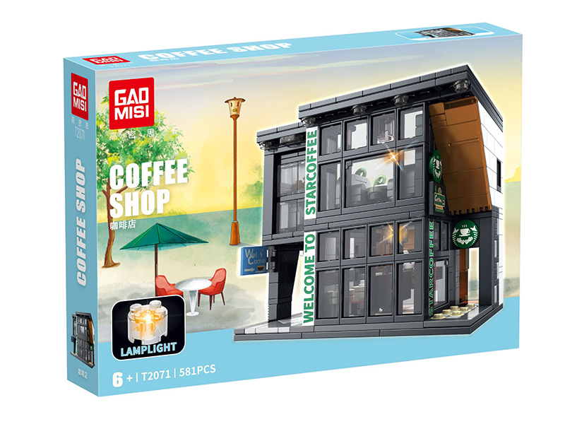 Coffee Shop Building Blocks 581+pcs