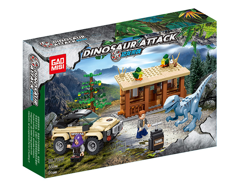 Dinosaur Attack Building Blocks 445+pcs