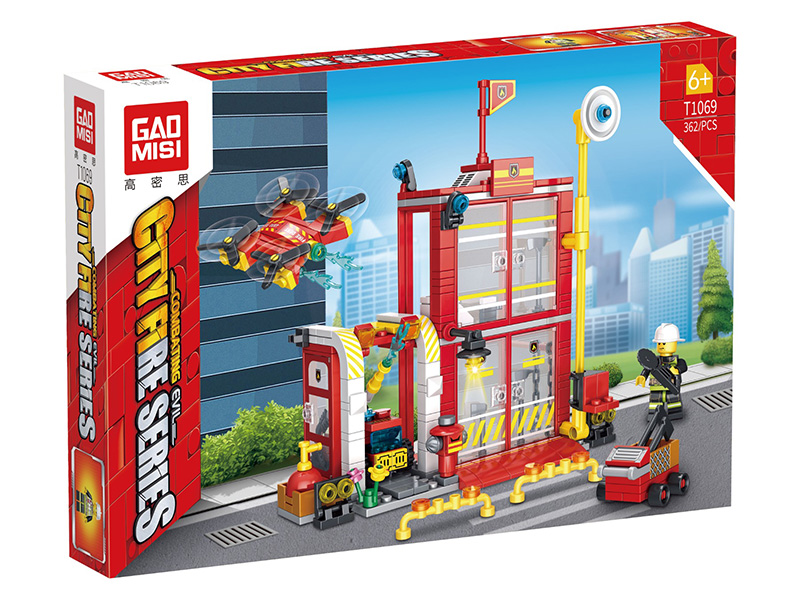 City Fire Station Building Blocks(362+PCS)