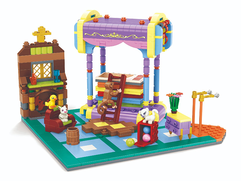 Easter Fireplace Building Blocks(644PCS)