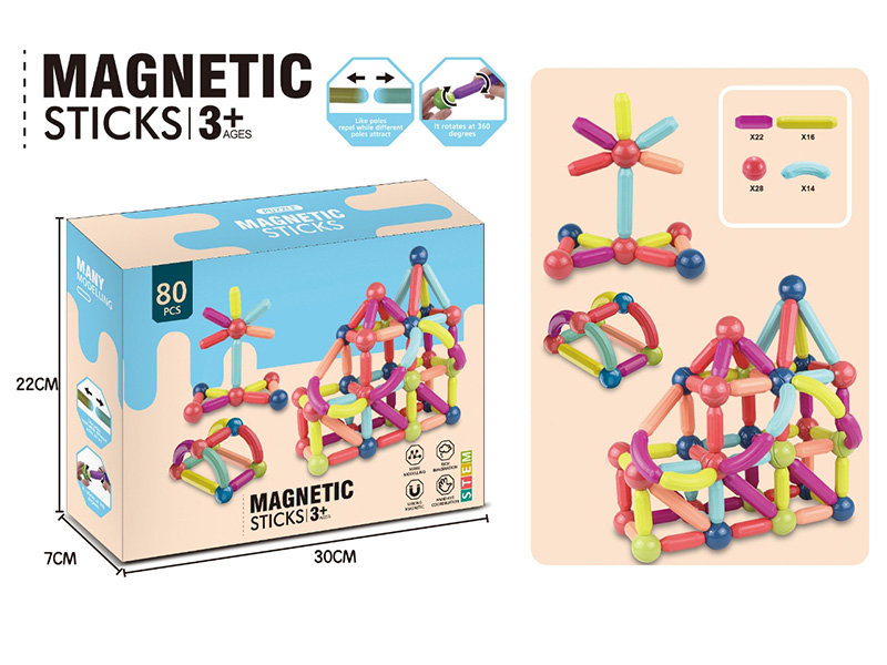 Magnetic Sticks(80PCS)