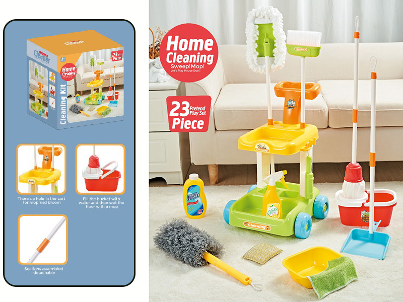 Cleaning Cart Set 23pcs
