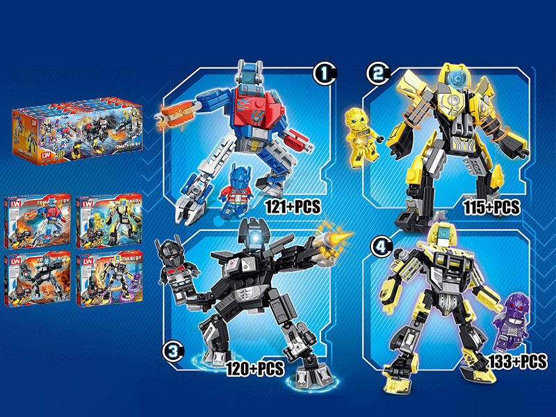 Transformers Building Blocks 8pcs/Display Box