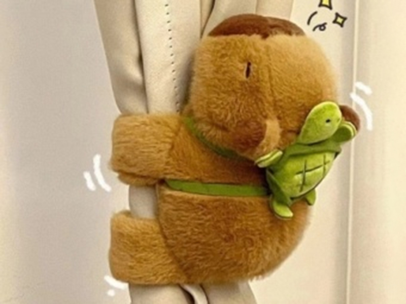 Plush Capybara Snap Bracelets