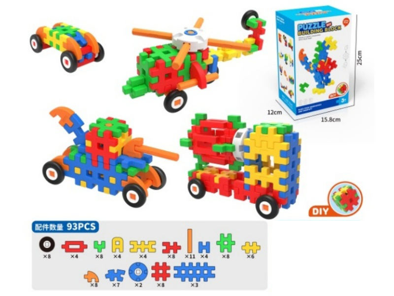 Puzzle Building Blocks (93Pcs)