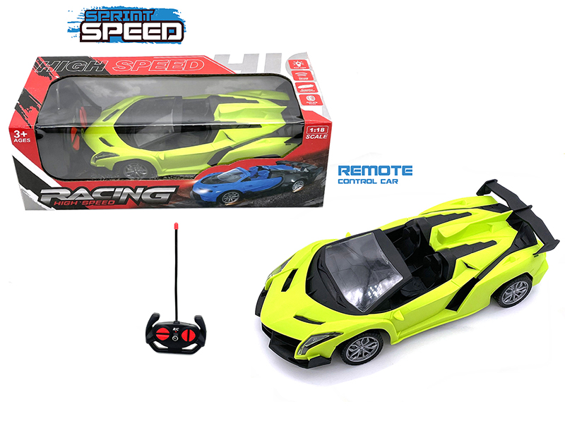 1:18 4-Channel Remote Control Lamborghini Convertible Sports Car(With Head Lights)
