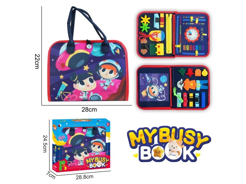Montessori Early Childhood Education And Intelligence Development - 3-Page Cartoon Characters On Felt