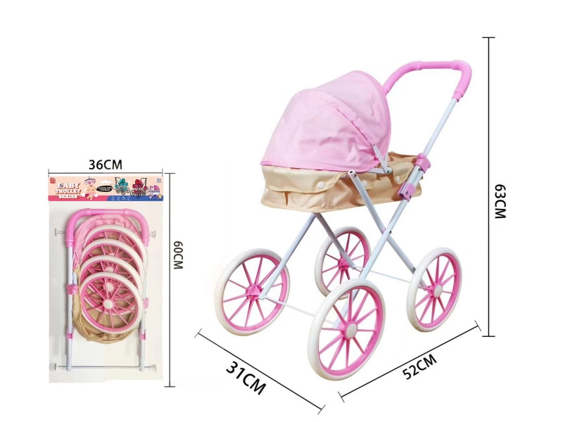 Thick Cloth Baby Stroller Toy(Large Wheel)