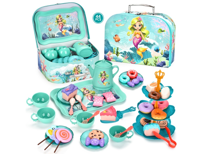 Mermaid Princess Tea Set, Dessert Set, Afternoon Tea Set