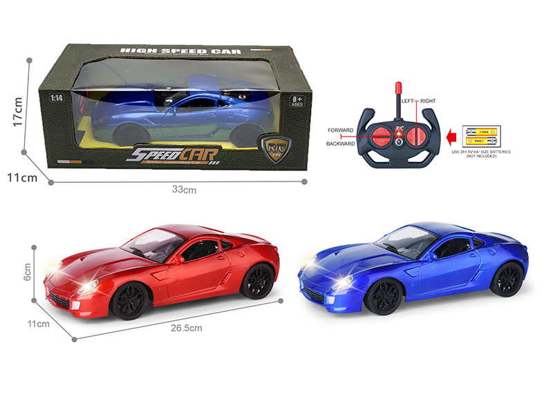 1:14 4-Channel Remote Control Ferrari Simulated Sports Car With Headlight
