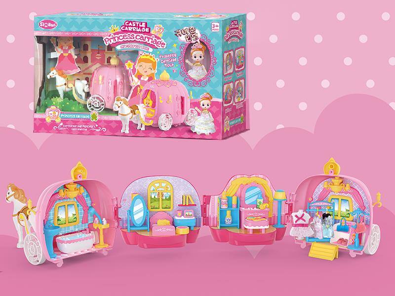 Princess Carriage Girl Play House Toys