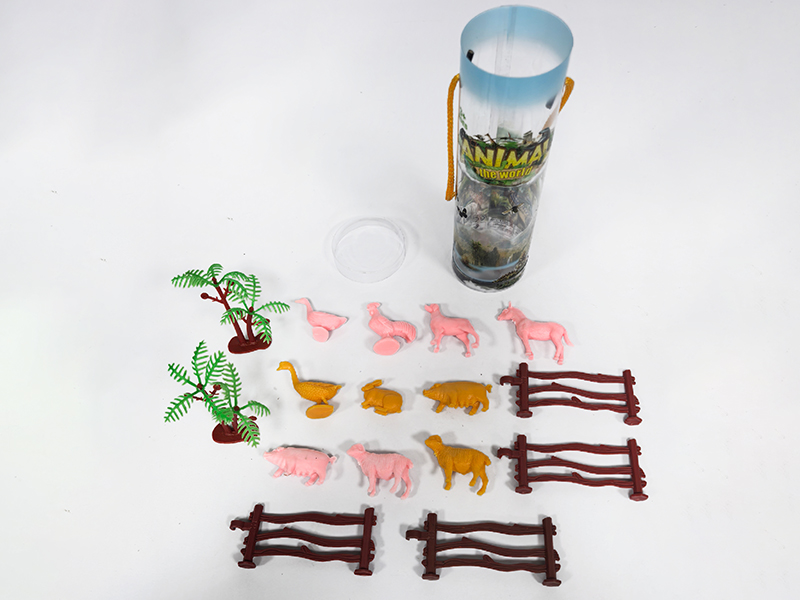 Mini Farm Animals Set 16PCS