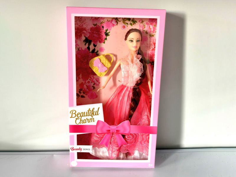 11-Inch Live-Action Long-Haired Barbie Doll + Bag