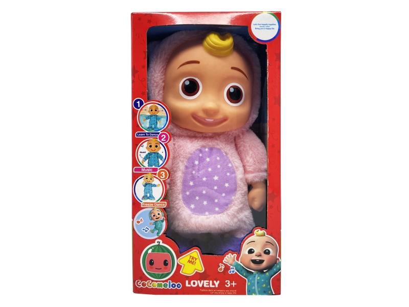 22 Inch B/O Solid Cocomelon JJ Boy Doll(Unicorn)