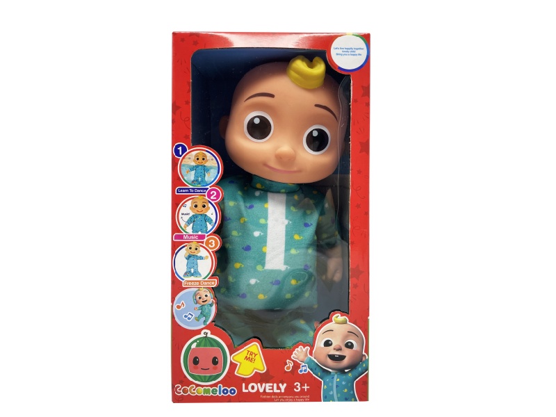 22 Inch B/O Solid Cocomelon JJ Boy Doll