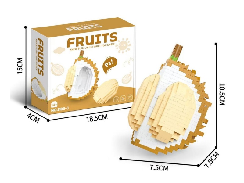 Building Blocks: 870 Pcs Of Large Durian