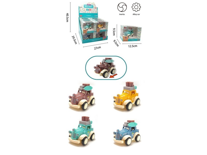 Inertial Alloy Car (12Pcs)