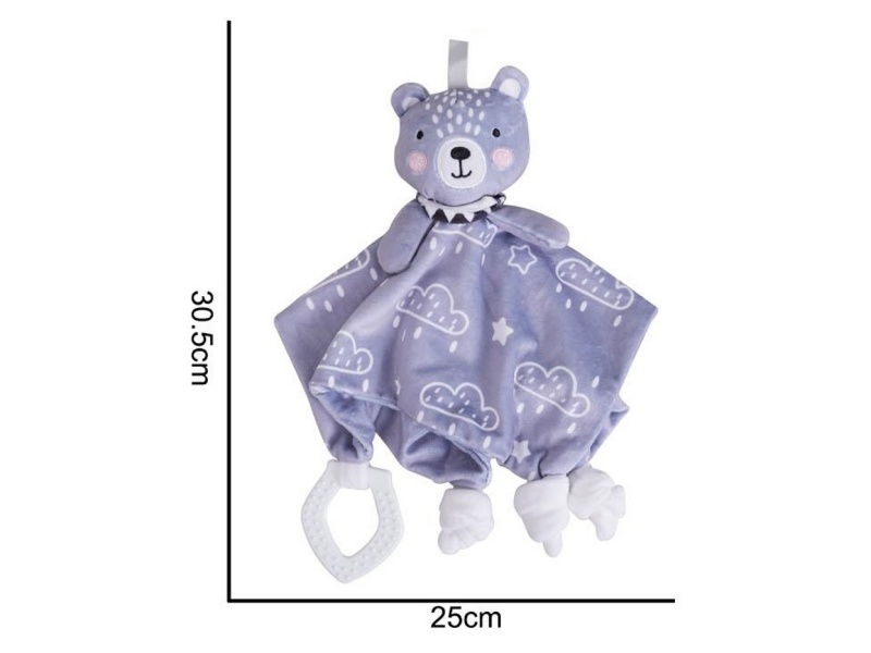 Plush High-End Grizzly Bear Soothing Towel