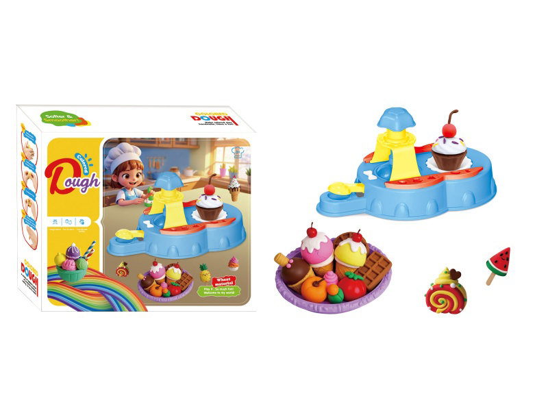 Colorful Ice Cream Machine - Play Dough Series