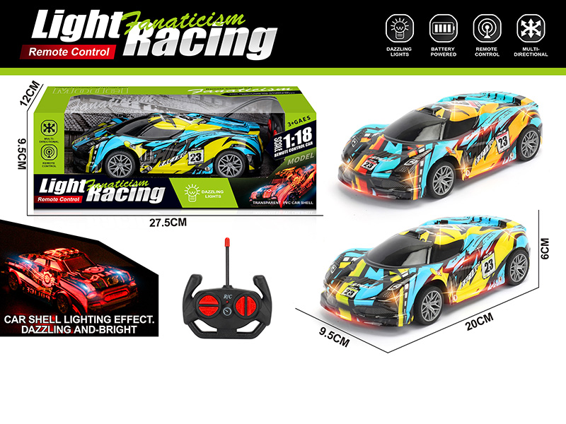 1:18 4CH Remote Control Racing Car(Not Included Batteries)
