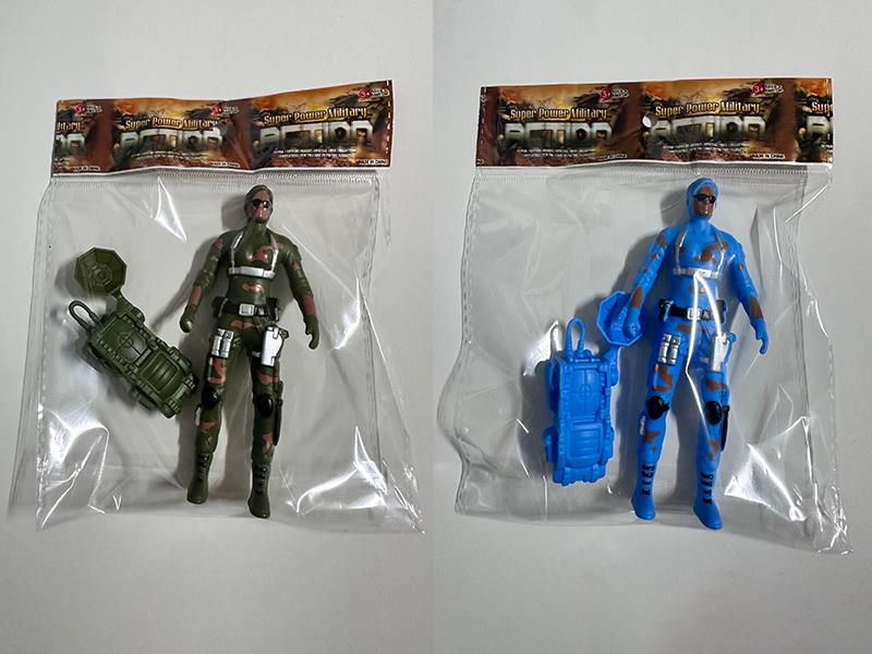 12cm Female Soldier + Accessorie