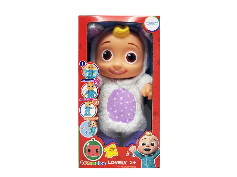22 Inch B/O Solid Cocomelon JJ Boy Doll(Rabbit)