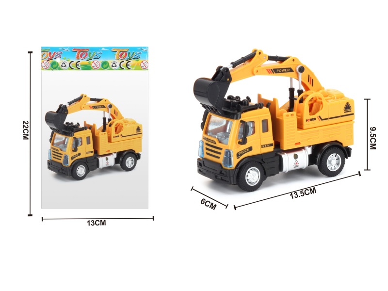 1:64 Huili European-Style Engineering Excavator