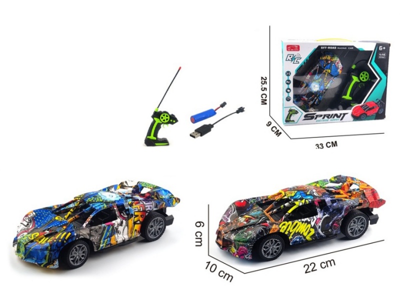 4-Channel  Remote Control Graffiti Bmw