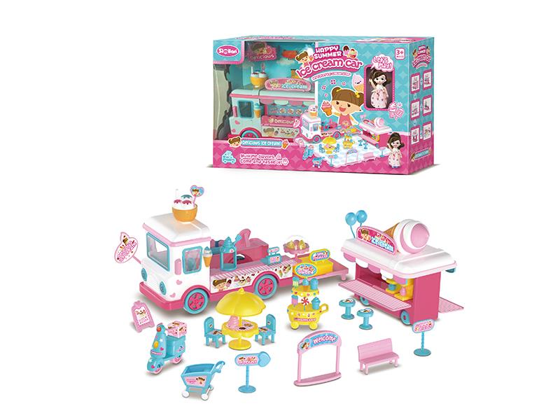 Ice Cream Car Girl Play House Toys