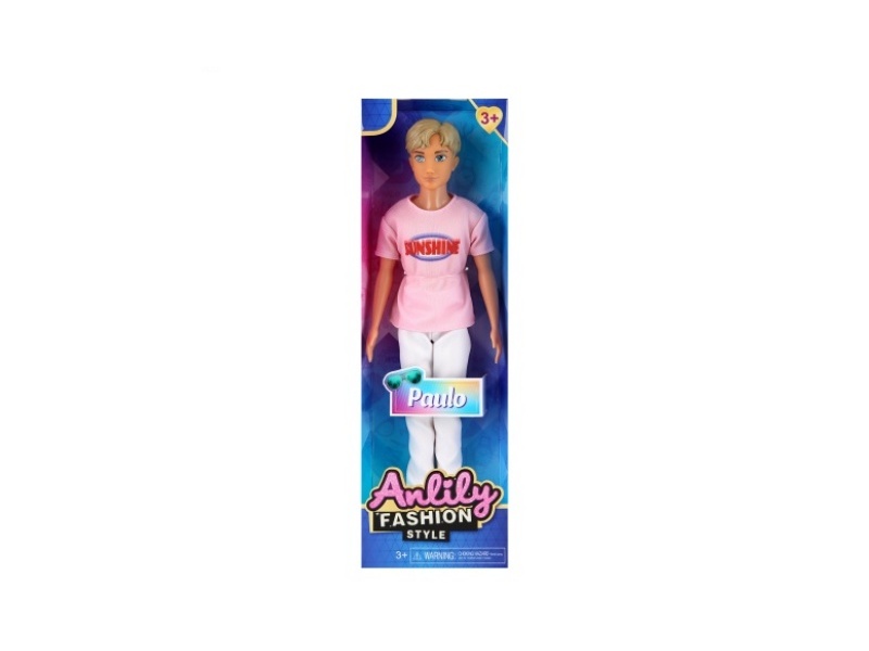 11.5-Inch Solid Male Doll (Brown Skin Color)
