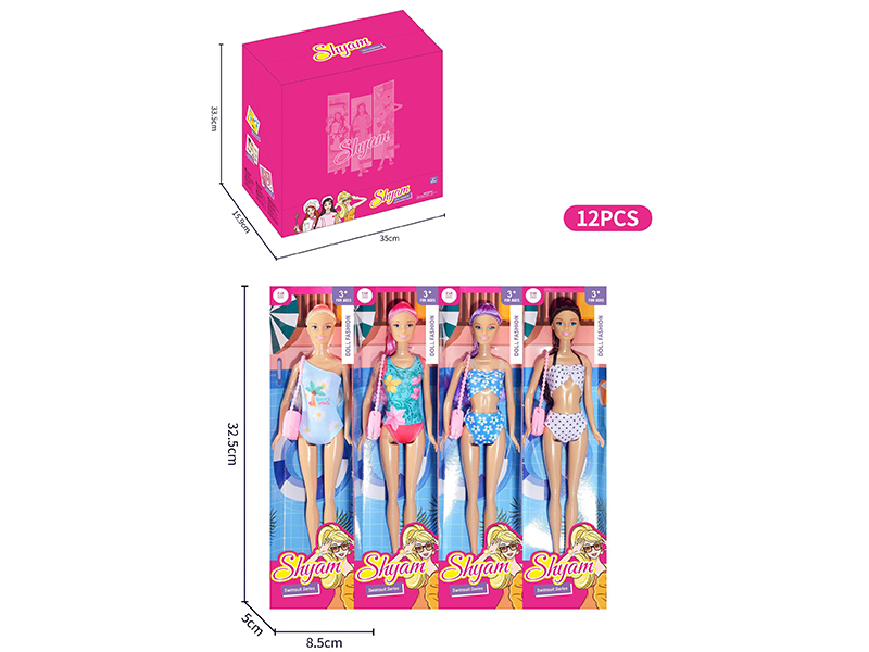 11.5" Swimwear Doll Series 12pcs