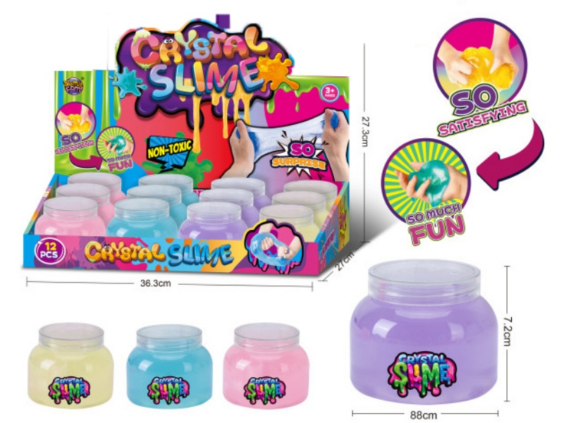Big Belly Bottle Pearl Crystal Mud, 12Pcs/ Box
