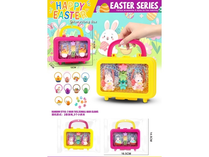 Easter Girl Accessory Set, Children'S Hair Accessory, Children'S Jewelry, Ring