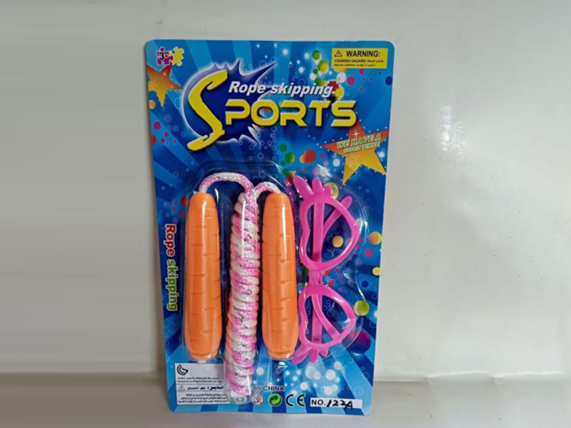 Radish Head Skipping Rope With Glasses