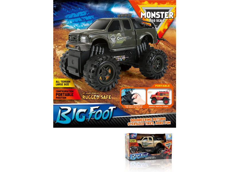 1:10 Firewheel Military Pickup Truck Inertia Vehicle