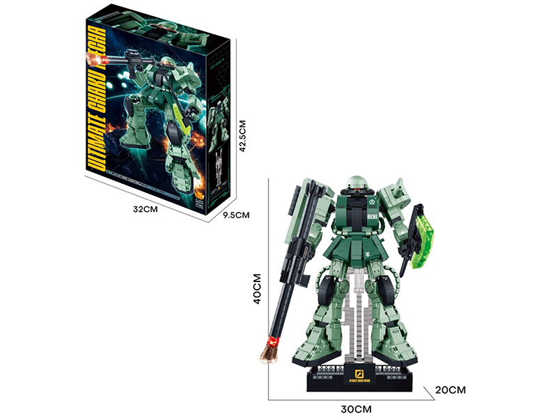 DIY Building Blocks Ultimate Chaku Mech 1541PCS